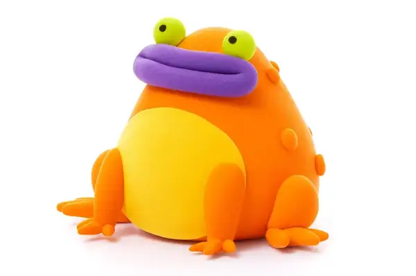 Набір пластиліну, що самостійно твердіє, ЛІПАКА - ЕКЗОТИЧНІ ТВАРИНИ: ПОМАРАНЧЕВА ЖАБА 30124-UA01 купити недорого в Україні, фото 2