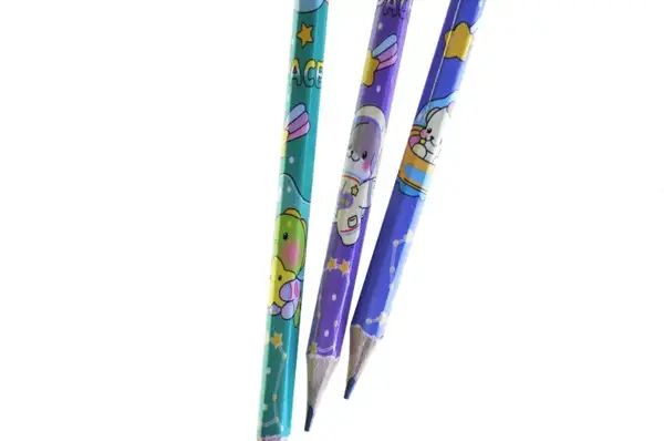 Олівці чорнографітні з гумкою 9619WB, дизайн 1 купити недорого в Україні, фото 3