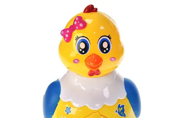 Курка музична 0616, зі світлом, несе яйця, в коробці р.16*15*20 см купити недорого в Україні, фото 3
