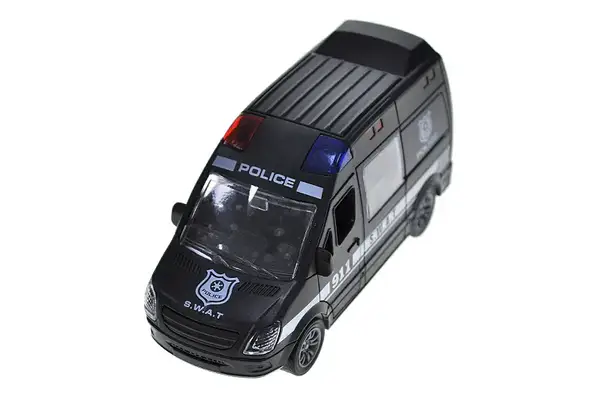 Автобус JW567-023 спецслужби інерційний, відкриваються двері 4 види 10 шт.в кор.32*28*30,3 см купити недорого в Україні, фото 4