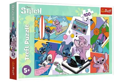 Пазли - 100 елм. - 16473 "Ліло і Стіч. Спогади" Trefl купити