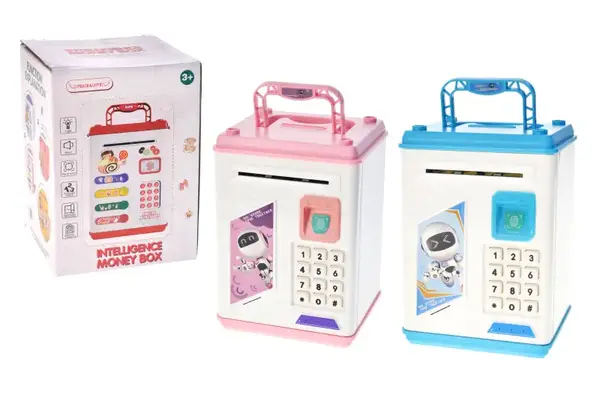 Скарбничка-сейф музика, світло, пароль, імітація відбитка 19,5*14*13см B21 купити