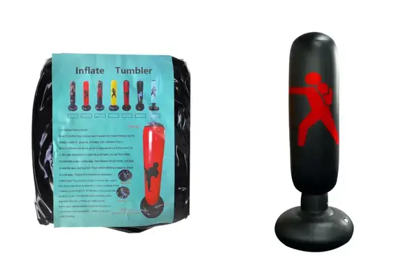 Боксерська груша-стовп надувна на підставці 160 см купити