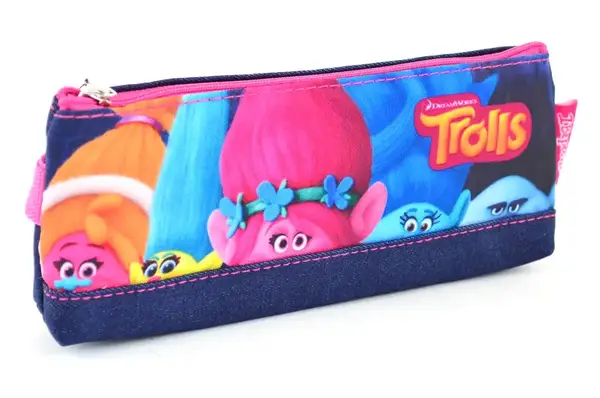 Пенал м'який "1 Вересня" 531525 "Trolls" 20*6.5*5 купити