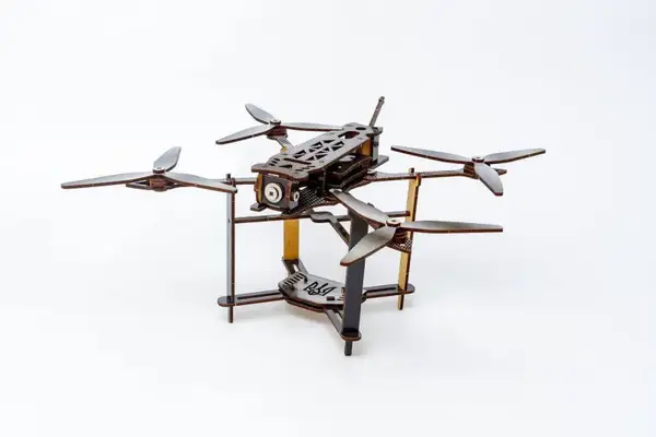 Конструктор Puz-00923 FPV "Дрон"дерев'яний, PuzzleOk купити недорого в Україні, фото 2
