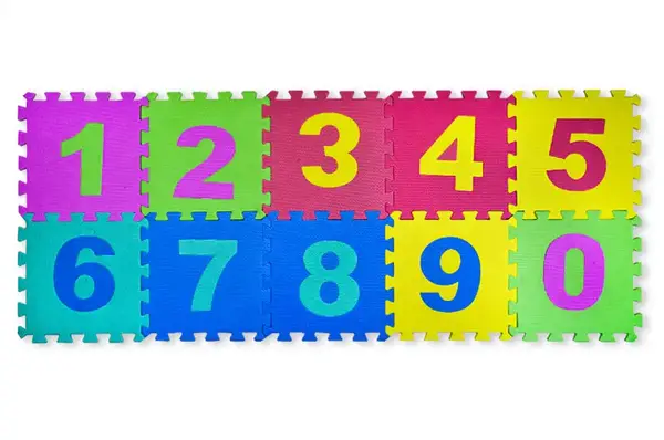 Пазли Фомові EVA0635 цифри, 10 деталей, 1 деталь: 28,5 * 28,5 * 0,8 см, в плівці купити