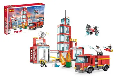 Конструктор "COGO" "Пожежна частина" 616дет. 3622 (Р) р.49,5*35*7см купити