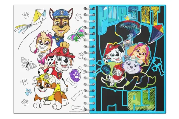 Набір для творчості 200533 "Щенячий патруль. Грайся весь день" 2в1 розмальовки та гравюри DoDo купити недорого в Україні, фото 2
