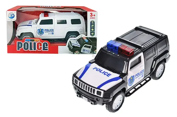 Машина "Поліція" на батарейках озвучена, зі світлом, в коробці JYD1193A р.22*10*10,5см купити