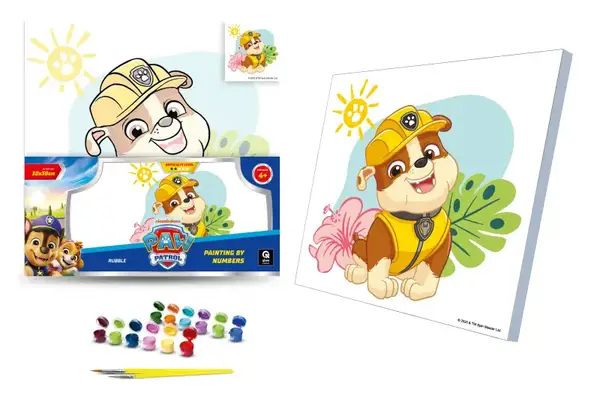 Набір для розпису по номерах 30х30 см QB913-012 "Щенячий патруль: Кремез" qbee купити