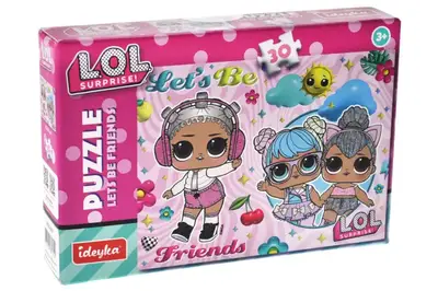 Гра-головоломка. Набір пазлів LP30-001 L.O.L Surprise! Lets Be Friends,30 елементів IDEYKA Гра-головоломка. Набір пазлів LP30-001 L.O.L Surprise! Lets Be Friends,30 елементів IDEYKA купити