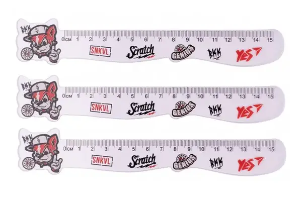 Лінійка YES 15 см фігурна "Dog", пластик, 370634 купити