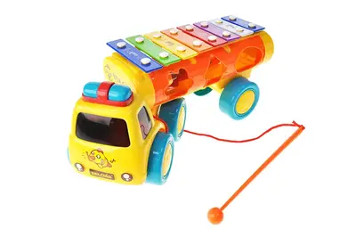 Ксилофон 2006-1 "Машинка" в кульку р.36.5x22см YG Toys купити
