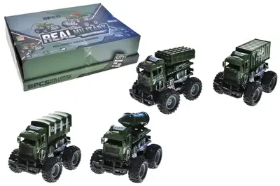 Машина військова BQ700-4 інерційна, в дисплеї 8шт YG Toys купити