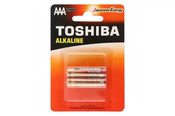 Батарейки Toshiba R03 Red Alkaline 2 шт.на блістері купити