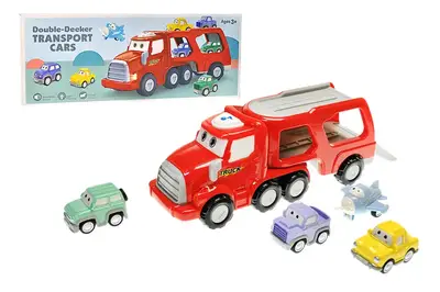 Автовоз інерційний, озвучений, зі світлом, в коробці G0015 р.33,5*11*13,5см купити