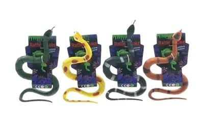 Змій гумовий W9057 4 види, мікс кольорів, планшет 11*16,5*2см купити