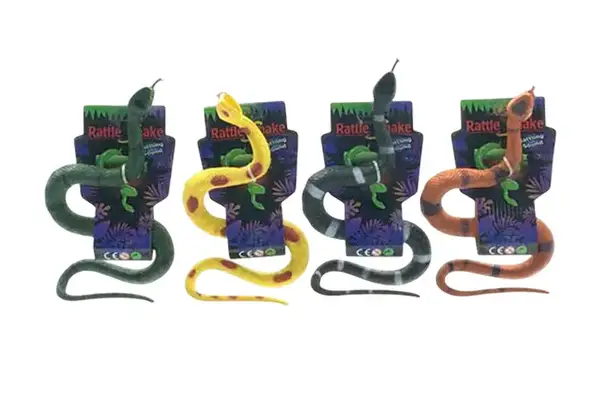 Змій гумовий W9057 4 види, мікс кольорів, планшет 11*16,5*2см купити