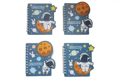 Блокнот на пружині 95400WB Космос 13 x10 см, 60 аркушів Блокнот на пружині 95400WB Космос 13 x10 см, 60 аркушів купити
