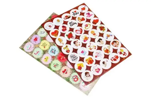 Набір наліпок "Love" НС-А5-08 А5 2 аркуші купити