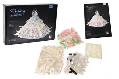 Конструктор MZ-418 «Біла весільна сукня» 2110 деталей, коробка р.32x5x22 см купити