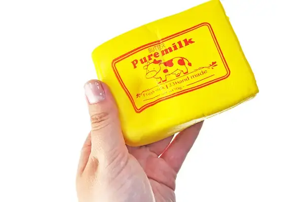 Сквіш-антистрес "Масло прямокутне" в асортименті р.11x8x3.5см купити недорого в Україні, фото 3