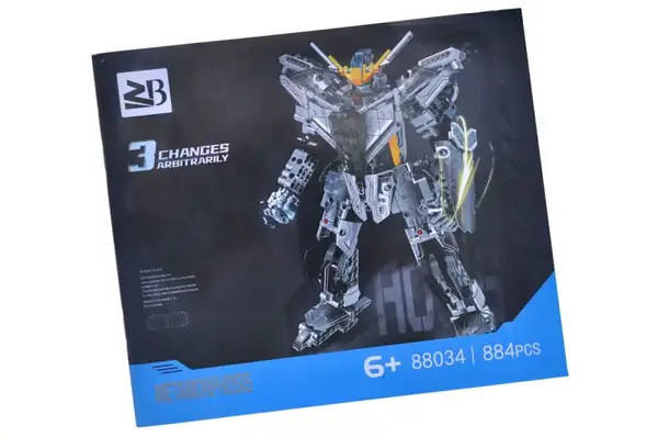 Конструктор 88034A "Трансформер" 884 дет. в коробці р.40,5x9,5x59,5 см YG Toys купити недорого в Україні, фото 2