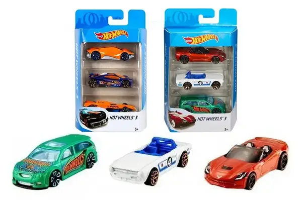 Набір автомобілей 3 шт. в асортименті K5904 HOT WHEELS купити