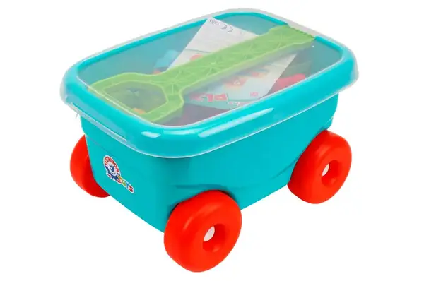 Візок 1393 каталка з конструктором ТЕХНОК купити недорого в Україні, фото 6