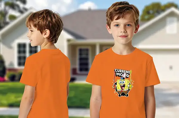 Футболка бавовняна QB-SB-001-13-110-116 SpongeBob Kids 110-116 qbee купити