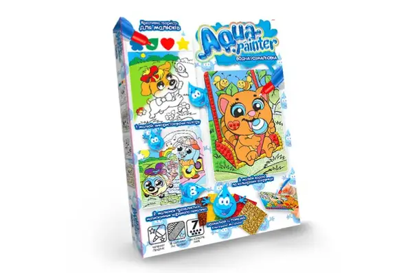 Набір для творчості AQP-01-01U,02U,03U...09U "AQUA PAINTER" DANKO купити недорого в Україні, фото 4