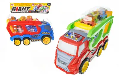 Машина автовоз інерційна 900-24B в кульку, 2види р.43x16x26 см YG Toys купити