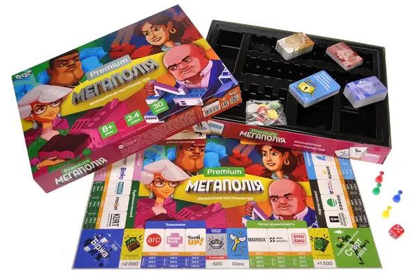 Настільна гра G-MP-01-01U "Мегаполія Premium" DANKO купити