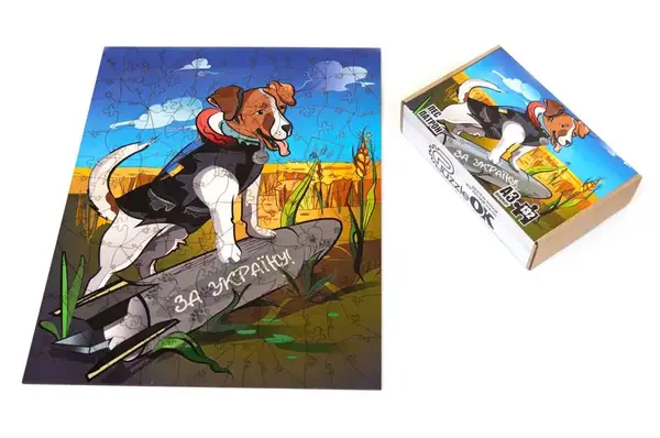 Пазл "Пес Патрон" дерев'яний, фігурний PuzA3-00753 PuzzleOK купити