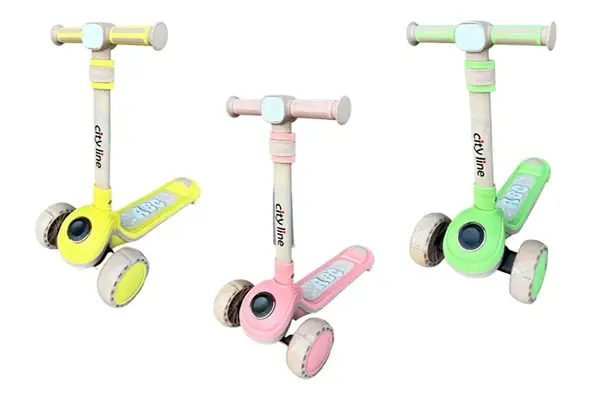 Маневрений складаний дитячий 3х-колісний самокат Maraton City Line 902 купити недорого в Україні, фото 2