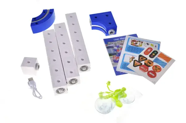 Трек магічний 3D- Cube 7250H-1D (115 деталь) короб.43x16x28 см купити недорого в Україні, фото 3