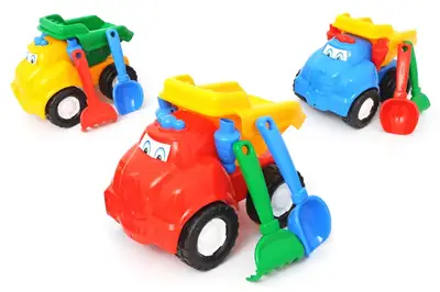 Машина "Смайл" №1 з лопаткою і грабельками 0121 Colorplast купити