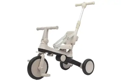 Триколісний велосипед TR2608 з батьківською ручкою, пасок безпеки, сидіння зі спинкою купити