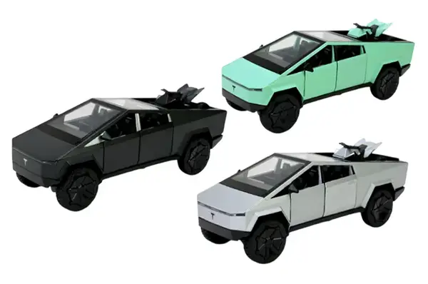 Машина AP7726 Tesla pickups, 1:24 металева, батарейка, світло, звук, відкриваються двері, короб. 28x16x12,8 см АВТОПРОМ купити недорого в Україні, фото 2