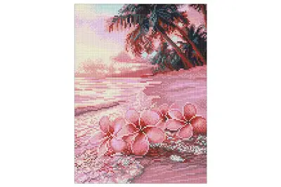 Набір з алмазною мозаїкою AMO8222 "Рожевий пляж" 30х40см IDEYKA купити