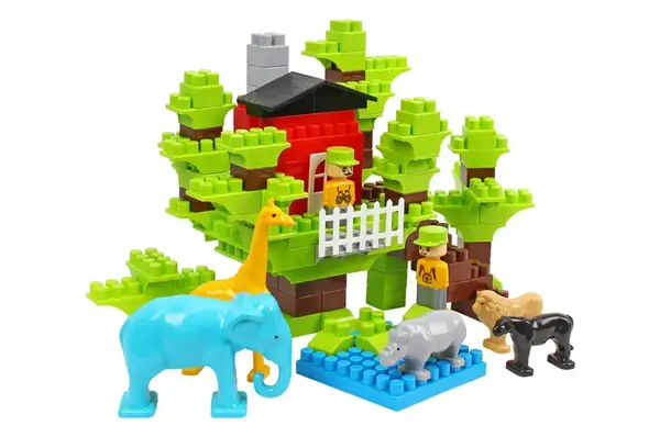 Конструктор блочний 1089 “Wild Land” 130елм. в кульку ТЕХНОК купити недорого в Україні, фото 7