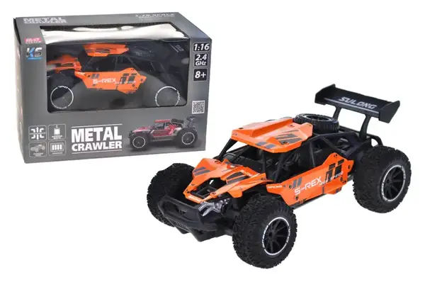Автомобіль METAL CRAWLER з р/к - S-REX (оранжевий, метал. корпус, акум.3,7V, 1:16) купити