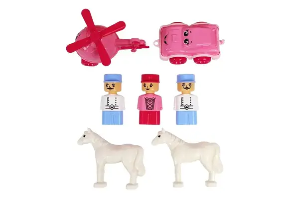 Конструктор блочний 0044 “Замок Принцеси” в коробці ТЕХНОК купити недорого в Україні, фото 5