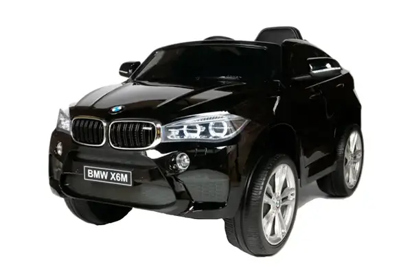 Електромобіль Kidsauto BMW X6 M чорний JJ2199 2*6V7AH 2X35W з радіокеруванням 2,4G, з функцією MP3, гніздом для картки USB/TF купити