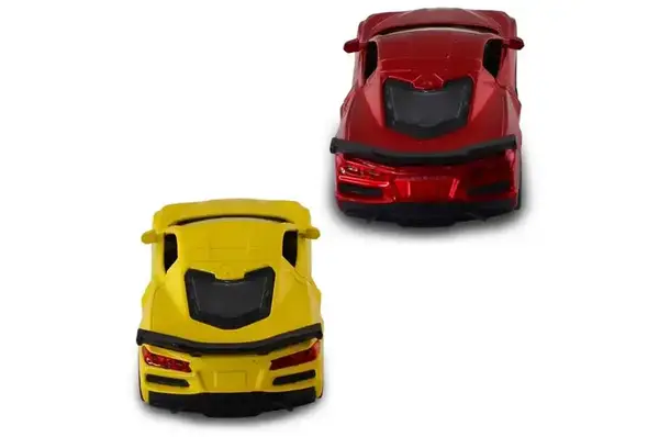 Автомодель – 250310 CHEVROLET CORVETTE C8 Z06 2024 (жовтий, червоний) купити недорого в Україні, фото 5