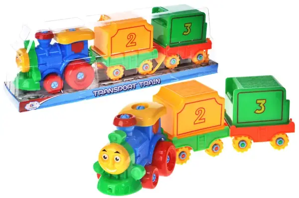 Потяг каталка 8681 в ковпаку р.43x10,5x14 см YG Toys купити
