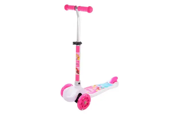 Самокат дитячий 3-х колісний LS2117 Disney Princess, PU світло купити недорого в Україні, фото 3