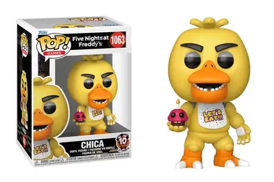 Ігрова фігурка FUNKO POP! серії "5 ночей у Фредді" 87114 ЧІКА З МІСТЕРОМ КЕКСОМ купити