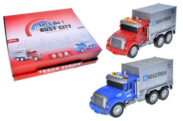 Вантажівка інерційна 2327M-6 на батарейках, в дисплеї 8 шт YG Toys купити