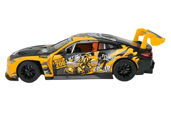 Машина металева АВТОПРОМ 68296A(Y)1:24 BMW M4 GT3, батар,світло, звук, відкр.двері, кор. 26.5x13.5x1см купити недорого в Україні, фото 3